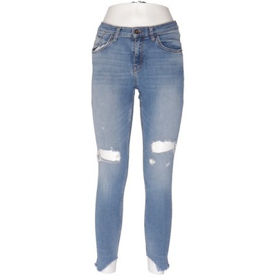 Zara Basic Denim, Jeans, Größe: 36, Z1975, Blau, Einfarbig, Denim, Damen #QZ2