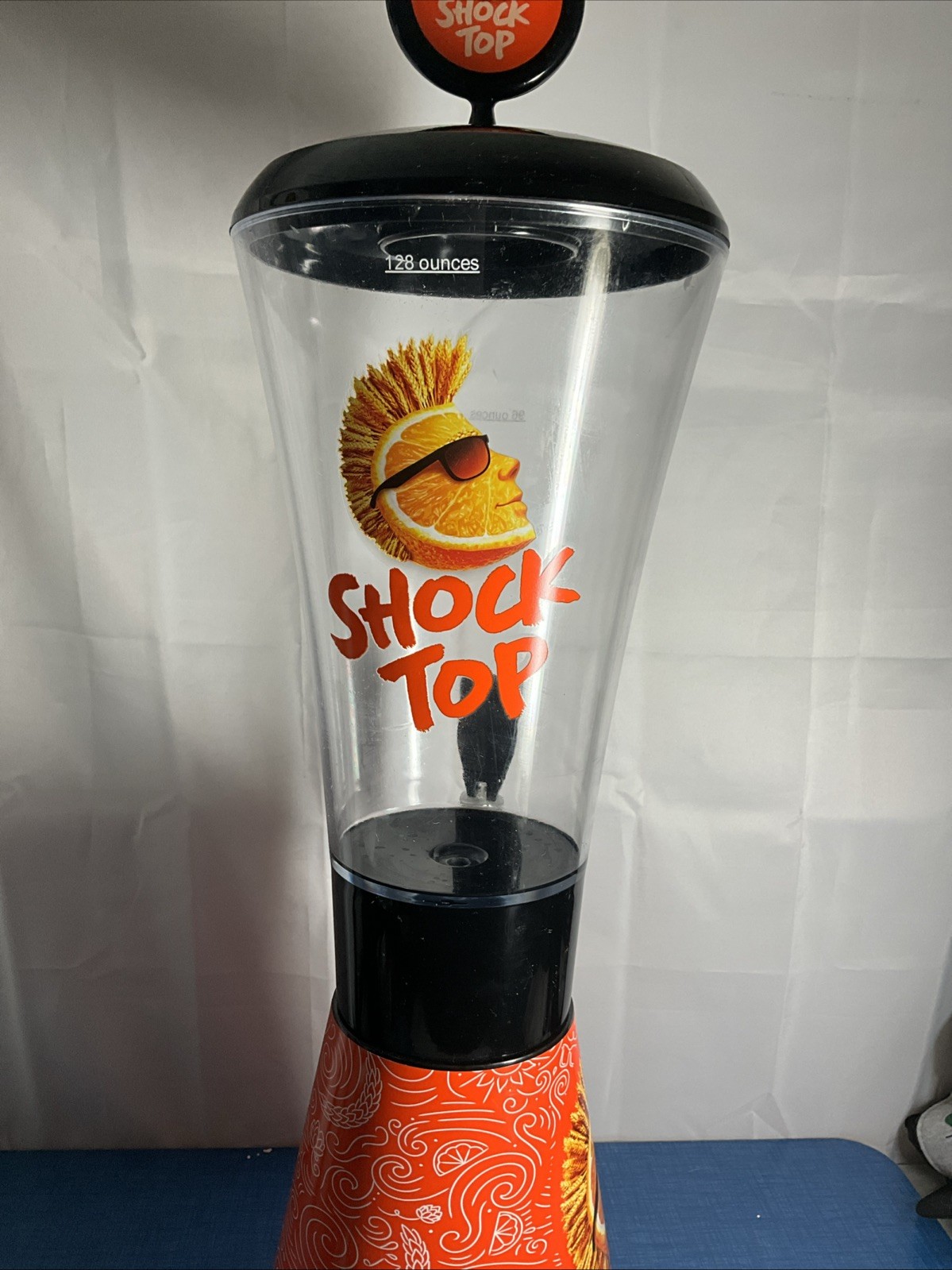 Shock Top Beer Super Tube-Conic Super Tube-Beer Dispenser-128 oz.