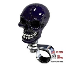 Steering Wheel Spinner Small Skull Head Suicide Knob Power Handle Deep Indigo Steering Wheel Spinner Small Skull Head Suicide Knob Power Handle Deep Indigo