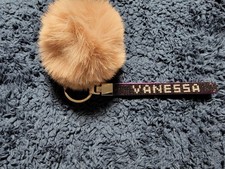 NEW Personalized Rhinestone 5.5 inch Wristlet Key Chain Key Fob