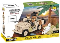 Cobi® 2298 - Willys MB-SAS MilitäR Jeep Armee GroßBritannien England