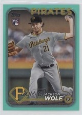 2024 Topps Series 2 Aqua Jackson Wolf #523 1q9o