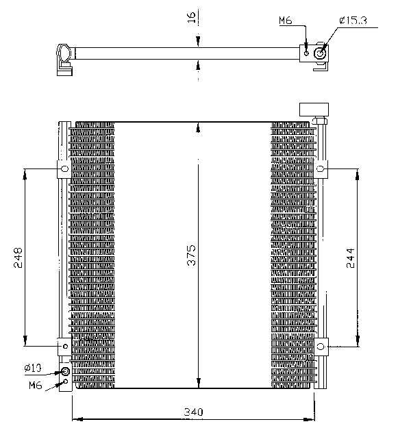 Fits NRF 35264 AIR CONDITIONING COOLER HONDA CIVIC 95-  ⭐UK Stock⭐