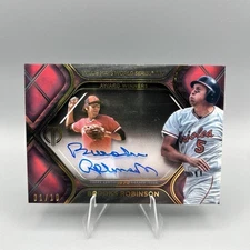 Brooks Robinson 2022 Topps Tribute #TTWSM-BR Red World Series MVPs Auto /10 HOF