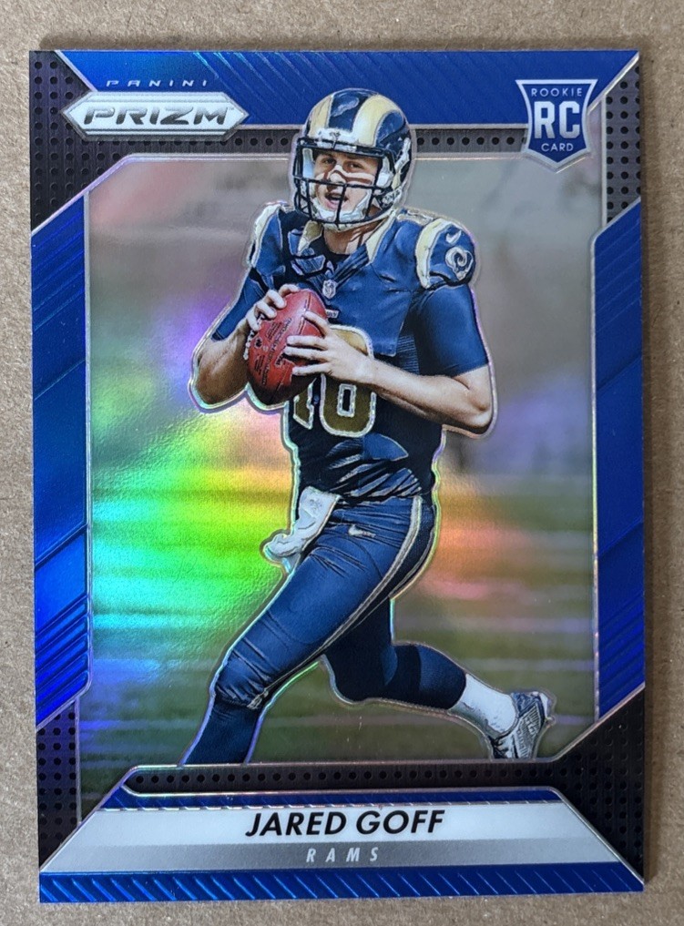 2016 Panini Prizm Rookie RC Jared Goff Blue Retail Prizm SSP Detroit Lions Rare