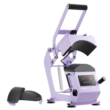 Hat Press Heat Machine for Caps with Precise Temp&Timer Control, Timer Auto S...