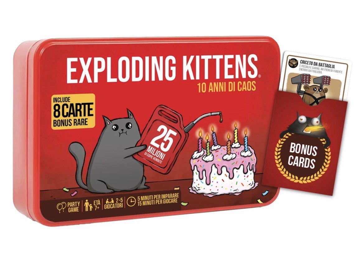 Merchandising Asmodee: Exploding Kittens 10 Anni Di Caos - Immagine 3
