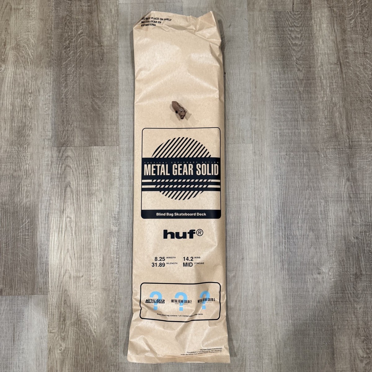 HUF Metal Gear Solid MGS Legacy Blind Bag Skate Deck LE /300