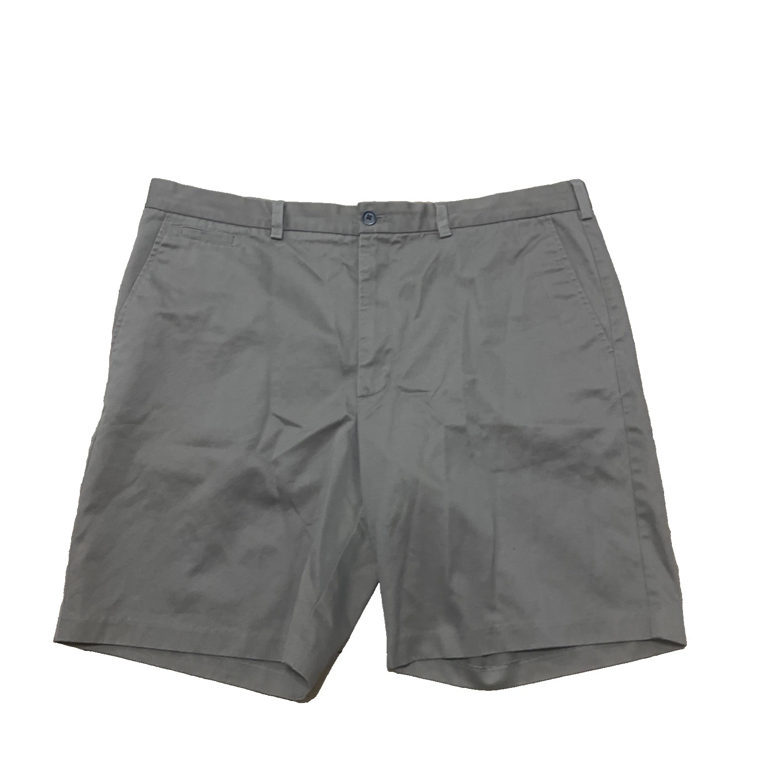 Nordstrom Chino Shorts Men 42W Brown Khaki Flat Front Casual Capsule Basic 42