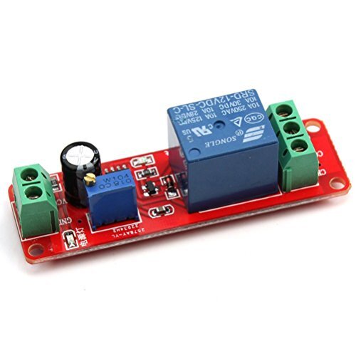 Ultnice modulo temporizzatore con timer 12 V CC con relè basato su chip NE555...