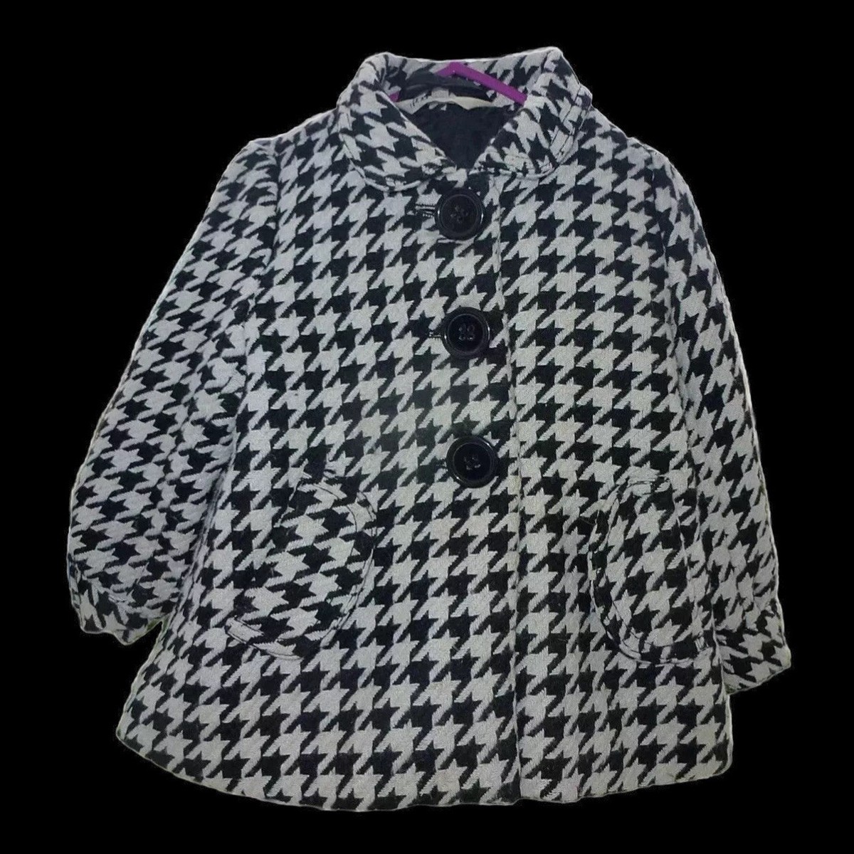 Kombinieren Kurzmantel Hahnentritt NEU 92 Jahre H&M Stylischer