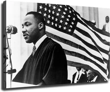Martin Luther King Jr Speech Poster Canvas Painting Posters Prints Wall Art