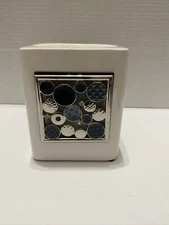 Scentsy White Modern Full Sized Scent Diffuser w/ Dazzle Gallery Frame