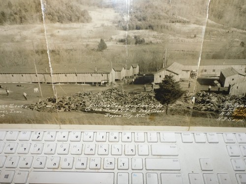 1934 Panoramic Military PHOTO " CIVILIAN CONSERVATION CORPS.CO.1216 NP-16 N.C. ' - Picture 3 of 5