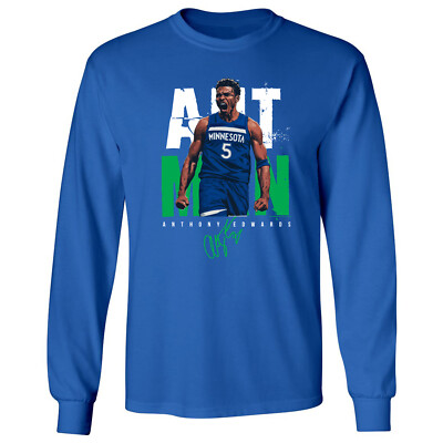 Edwards Roar Basketball Graphic Tee - Minnesota Fans Long Sleeve Tshirt