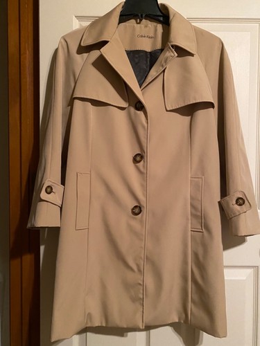 Calvin Klein Classic Trench Coat Mens L 