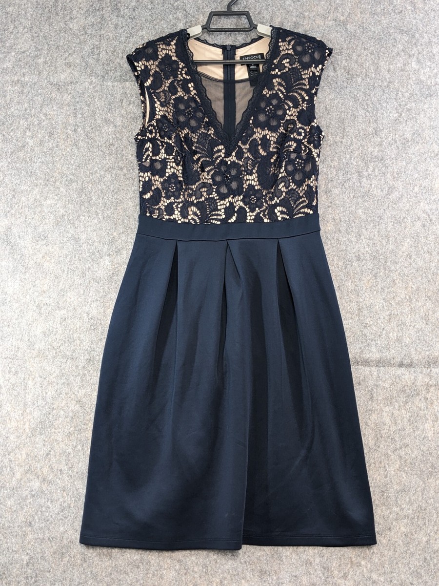 enfocus studio black lace dress Black Lace Agatha Midi Dress main image 0