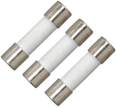 Feinsicherung 5x20mm Keramik Sicherung träge flink 0,2A - 10A 3er Pack Kopp