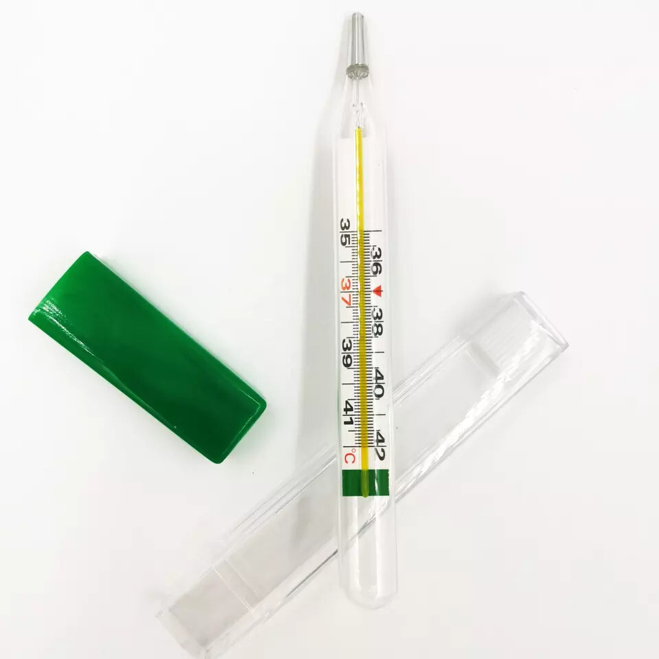 Fieberthermometer Glas Ohne Quecksilber Medizinisches Thermometer