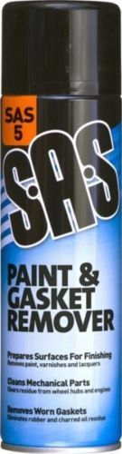 1 x SAS Paint & Gasket Remover Varnish Lacquer Rubber Oil residue 500ml SAS5