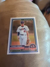 2023 Panini Stars & Stripes USA Baseball CHROME Base #8 Stunner Gonzales