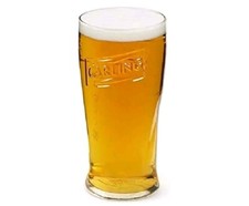 4 X Carling Pint Glasses Beer Embossed CE Marked Brand New Pub Man Cave Home Bar