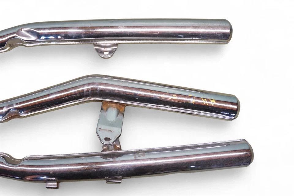 1975 Kawasaki S1 250 Triple Exhaust Mufflers S1250 *2708 #17  - Image 2 of 4