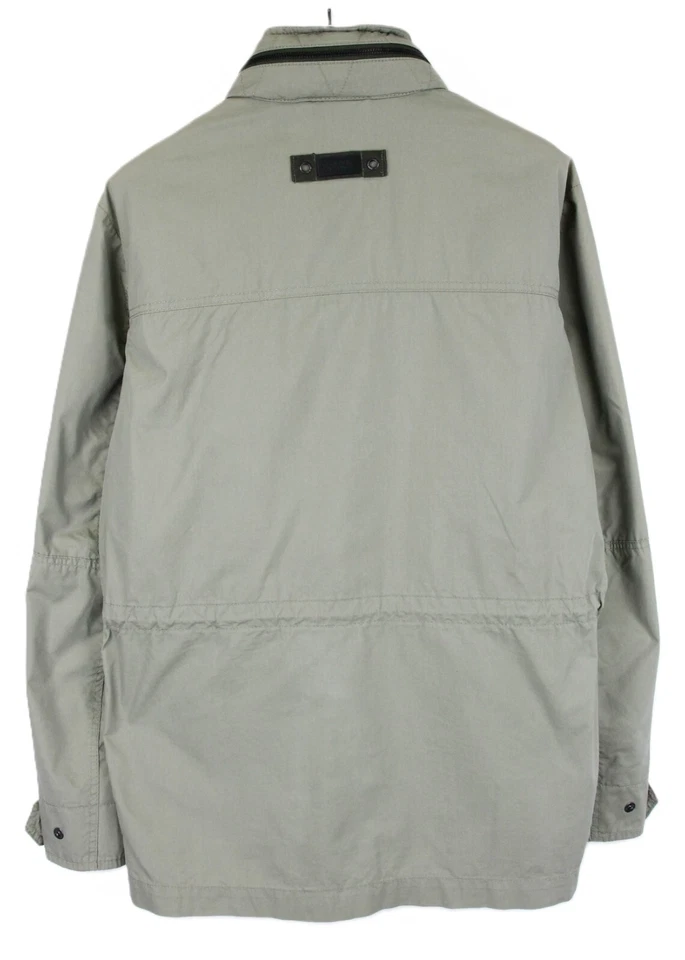 Camel Active Chaqueta Hombre (Eu) 52 Capucha Oculta Verde Militar Bolsillo Full - Imagen 2 de 4