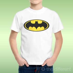 T Shirt Bambino Ragazzo Logo Batman Cartone Animato Vintage Idea Regalo Ebay