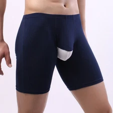 Men's Underwear Cotton Boxers Shorts Antibacterial Breathable Pouch Underpants