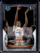 Julian Phillips Tennessee Vols Basketball Topps Autograph Rookie Card Auto NCAA