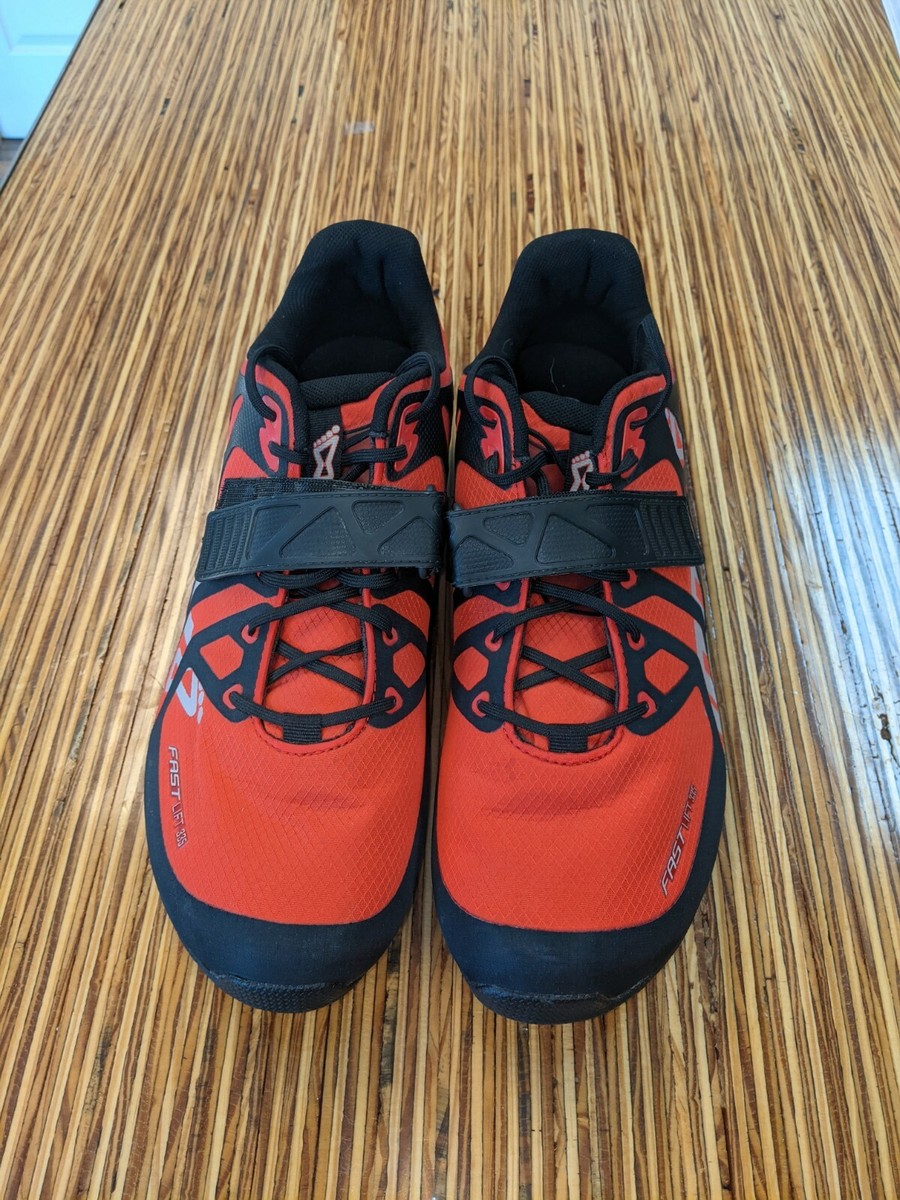 Inov-8 Powerlift 335 Black And Red Weightlifting Shoes Men Size 10.5 Women Sz 12 Inov 8 Fastlift 335 | eBay main image 4