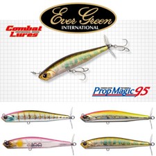 EverGreen Prop Magic 95 Minnow TOP WATER Japan Fishing Lure 95mm 15g More Colors