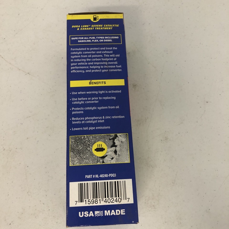 Dura Lube Catalytic Converter Cleaner,Exhaust Treatment Emissions