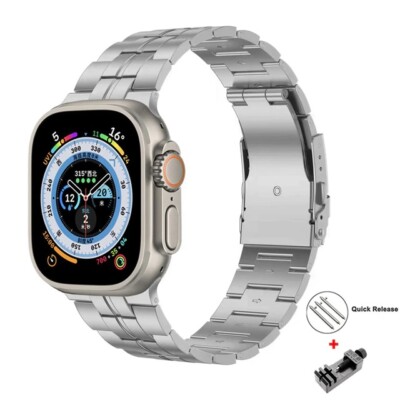 Titanium Band for Apple Watch Ultra 49mm Metal Strap New Trend Style 6 5 4 3 SE