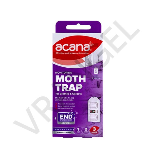Acana Moth Killer Complete Range Hanging Units Traps Refills Lavender Freshener - Picture 48 of 60