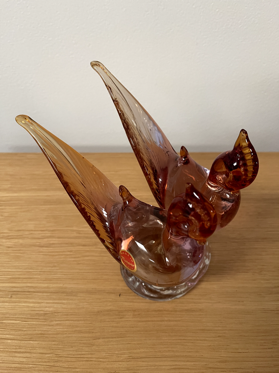 Murano Art Glass Birds Italy Vintage | eBay