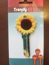 SUNFLOWER SHAPED KWIKSET KW1/KW10 KEYBLANK -READ DETAILS BELOW