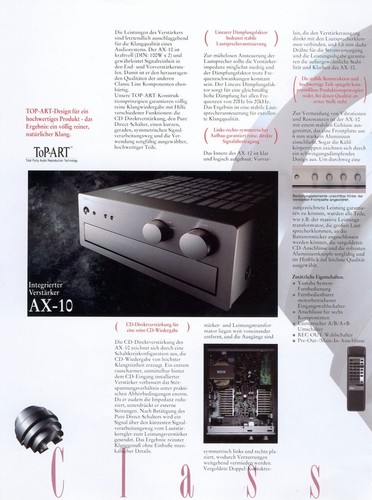 Yamaha AX-10 Titan Verstärker in Midi Format inkl. Fernbedienung - Bild 13 von 13