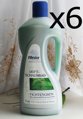 SCHMEES GMBH 6x2L Floridor Duft Schaumbad Fichtengrün Fichten Badezusatz Körperpflege
