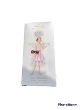 HALLMARK "ANGEL OF CHOCOLATE" KEEPSAKE CHRISTMAS ORNAMENT  DOWN-TO-EARTH