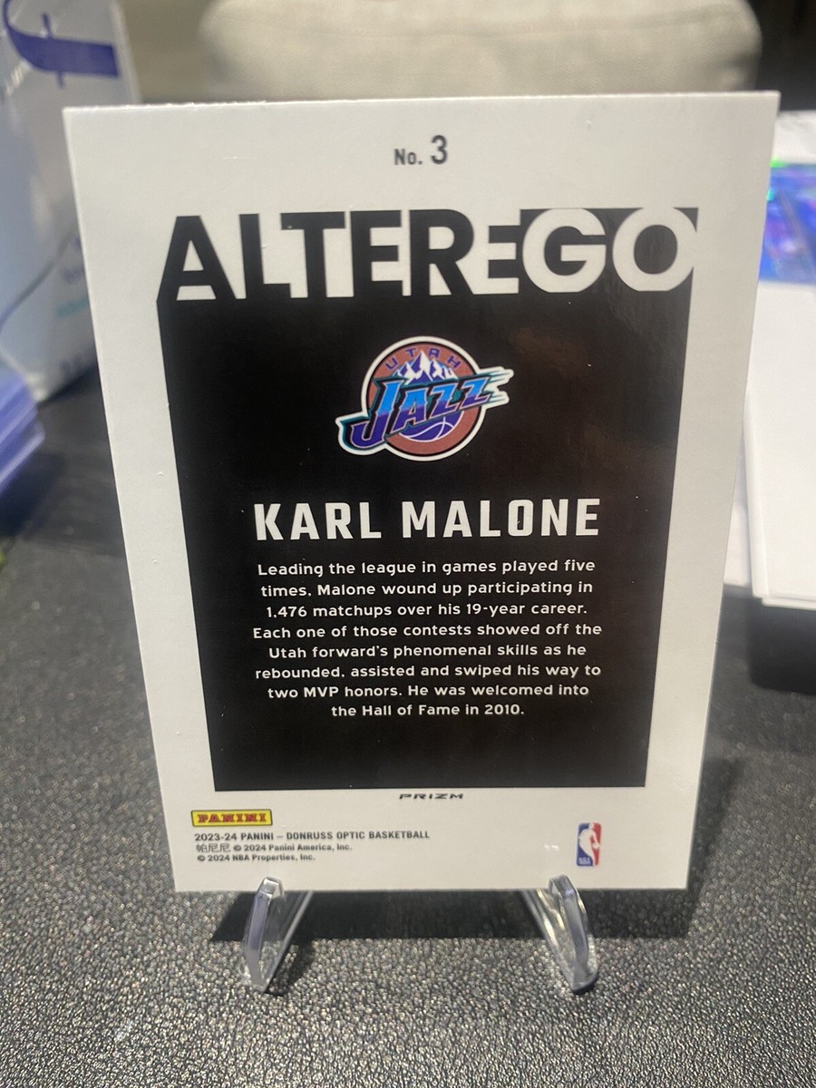 2023-24 Donruss Optic Alter Ego Karl Malone SSP Case Hit