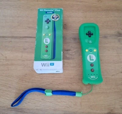Wii Remote Plus Officielle Nintendo Wii/Wii U - Luigi - En Boite Wiimote - Photo 1/4
