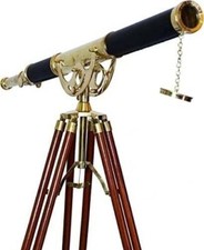 Telescope Solid Brass Nautical Port Marine Navy Single Barrel Brass