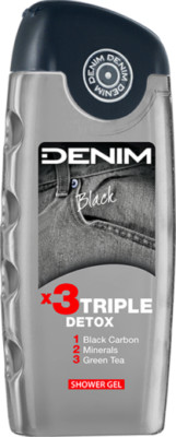DENIM Black  *3Triple Vigor Duschgel / Showergel  400ml New