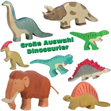 Holztiger Dinosaurier Dino Holztiere Spielfig...