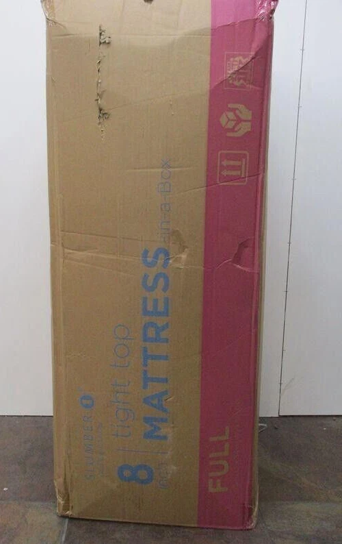 Full Size 8" Tight Top Mattress in a box Slumber 1 Bed Mattress 75L X 54W X8H - Image 3 of 4