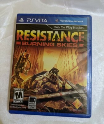 Resistance Burning Skies PS Vita Neu Sealed US Ver R1 Sony PlayStation PSV sky