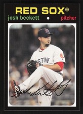 JOSH BECKETT ⚾ 2012 Topps Archives Baseball Card #57 Boston Red Sox