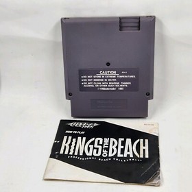Kings of the Beach (Nintendo, 1990) NES GAME /w Booklet /w Sleeve